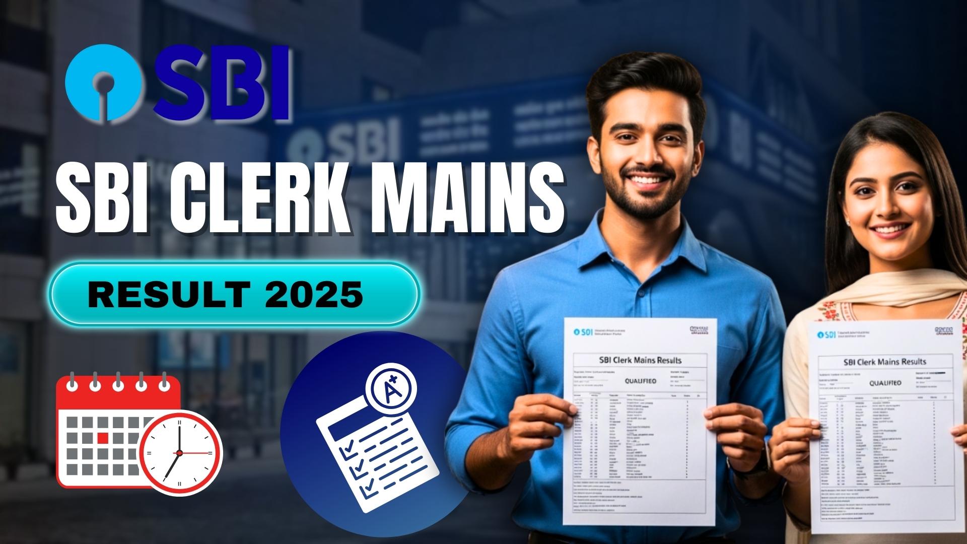SBI Clerk Mains Result 2025