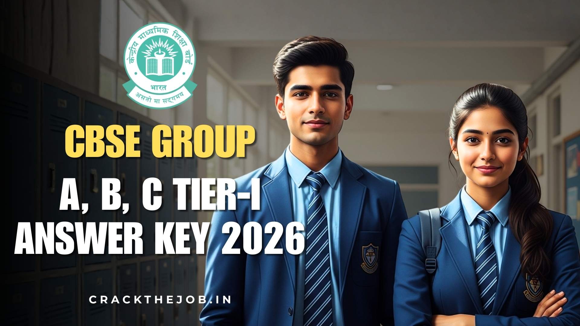 CBSE Group A, B, C Tier-I Answer Key Download